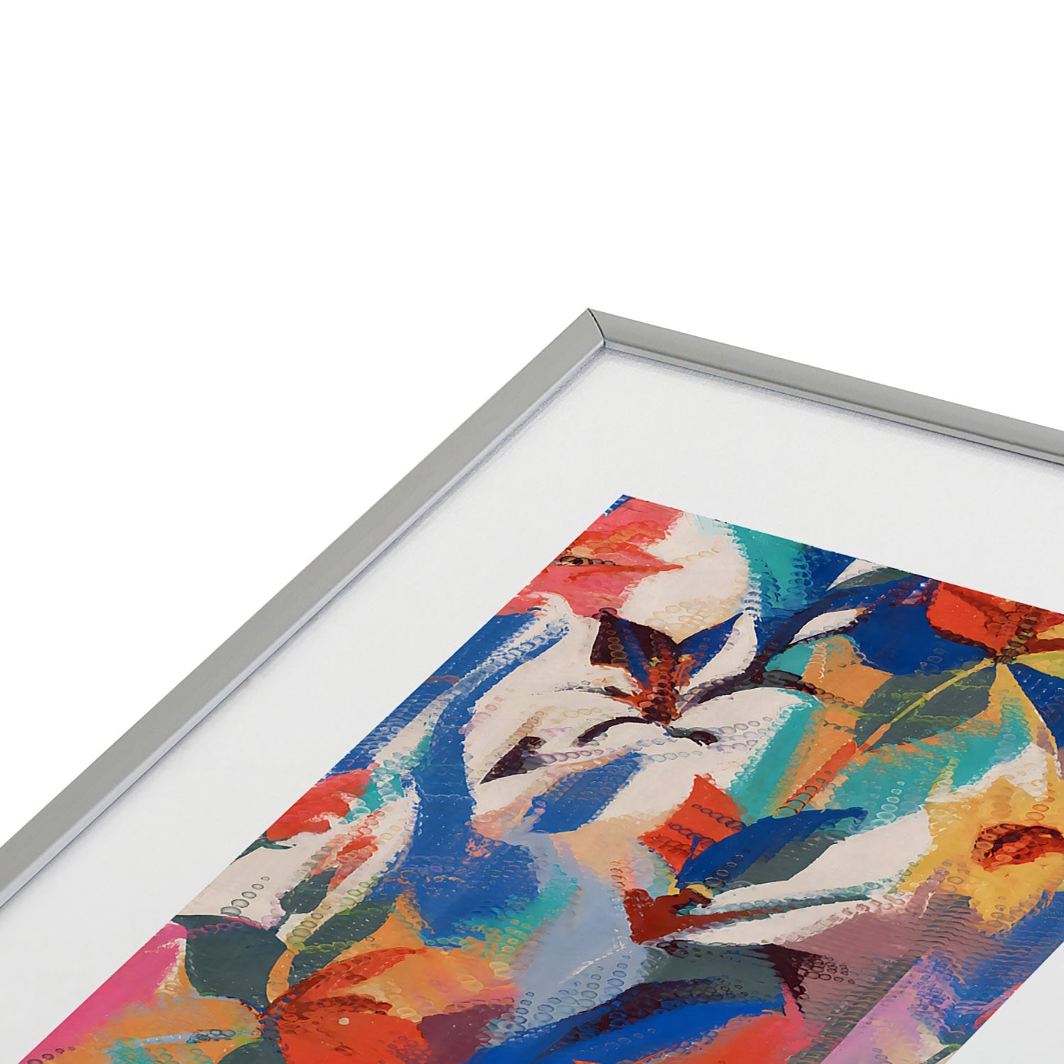 83 Oranges Wild Petals Rhapsody Metal Framed Art Print