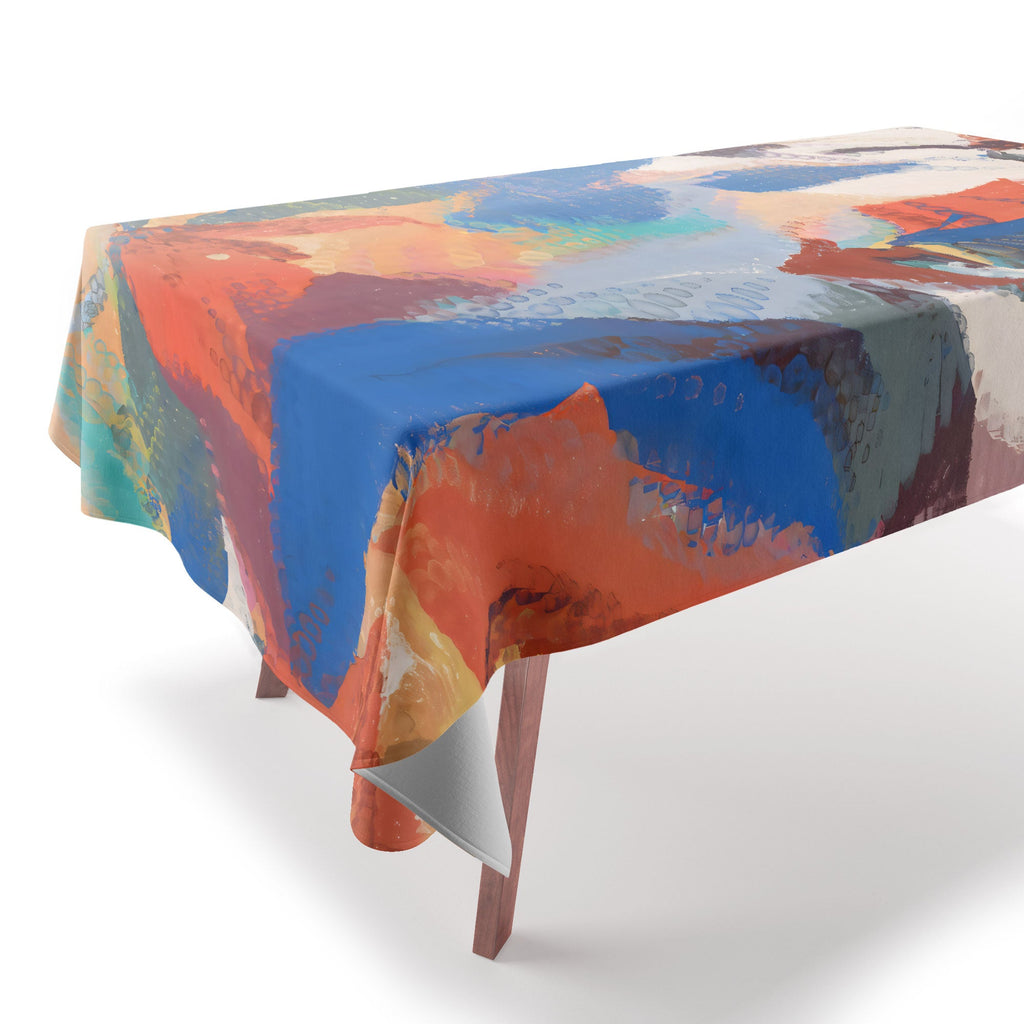 83 Oranges Wild Petals Rhapsody Tablecloth