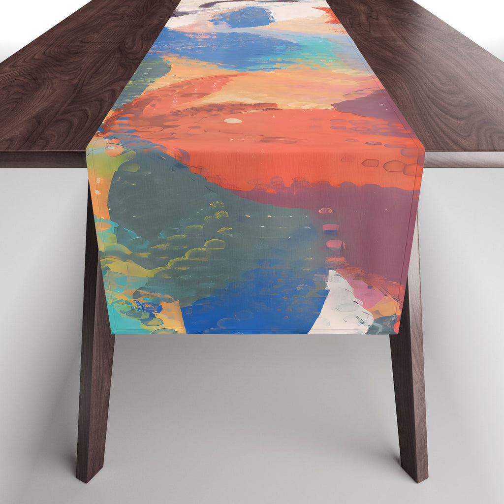 83 Oranges Wild Petals Rhapsody Table Runner