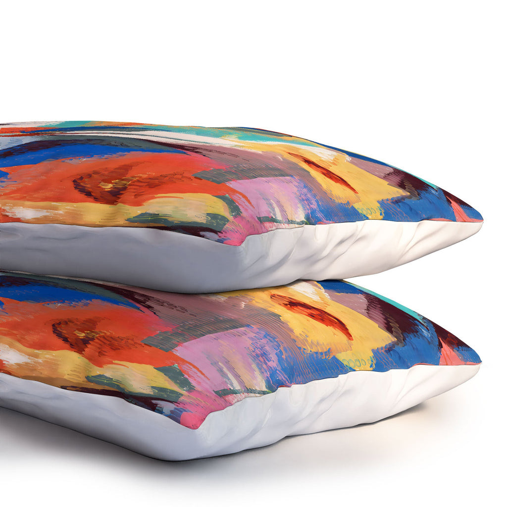 83 Oranges Wild Petals Rhapsody Pillow Shams