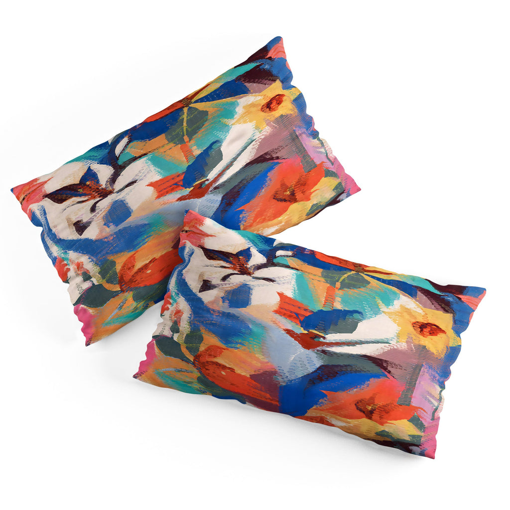 83 Oranges Wild Petals Rhapsody Pillow Shams