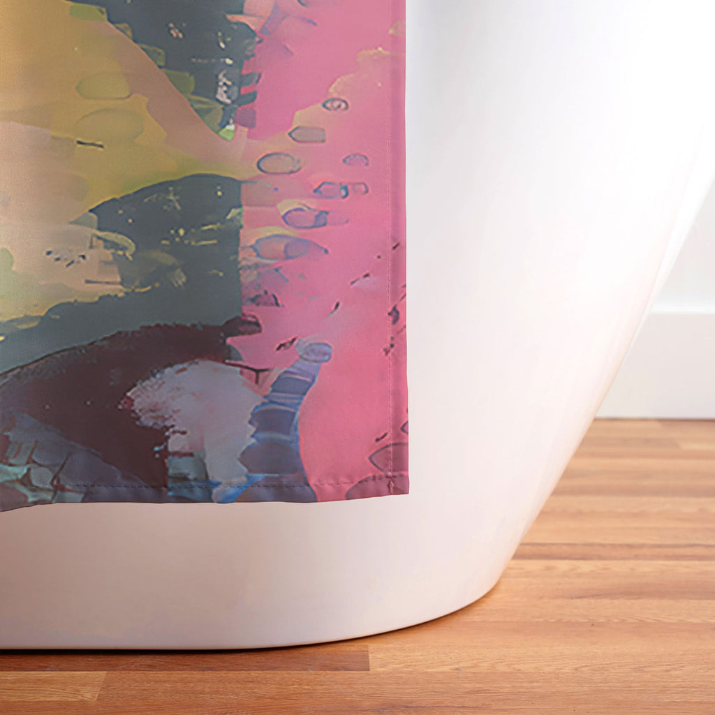 83 Oranges Wild Petals Rhapsody Shower Curtain