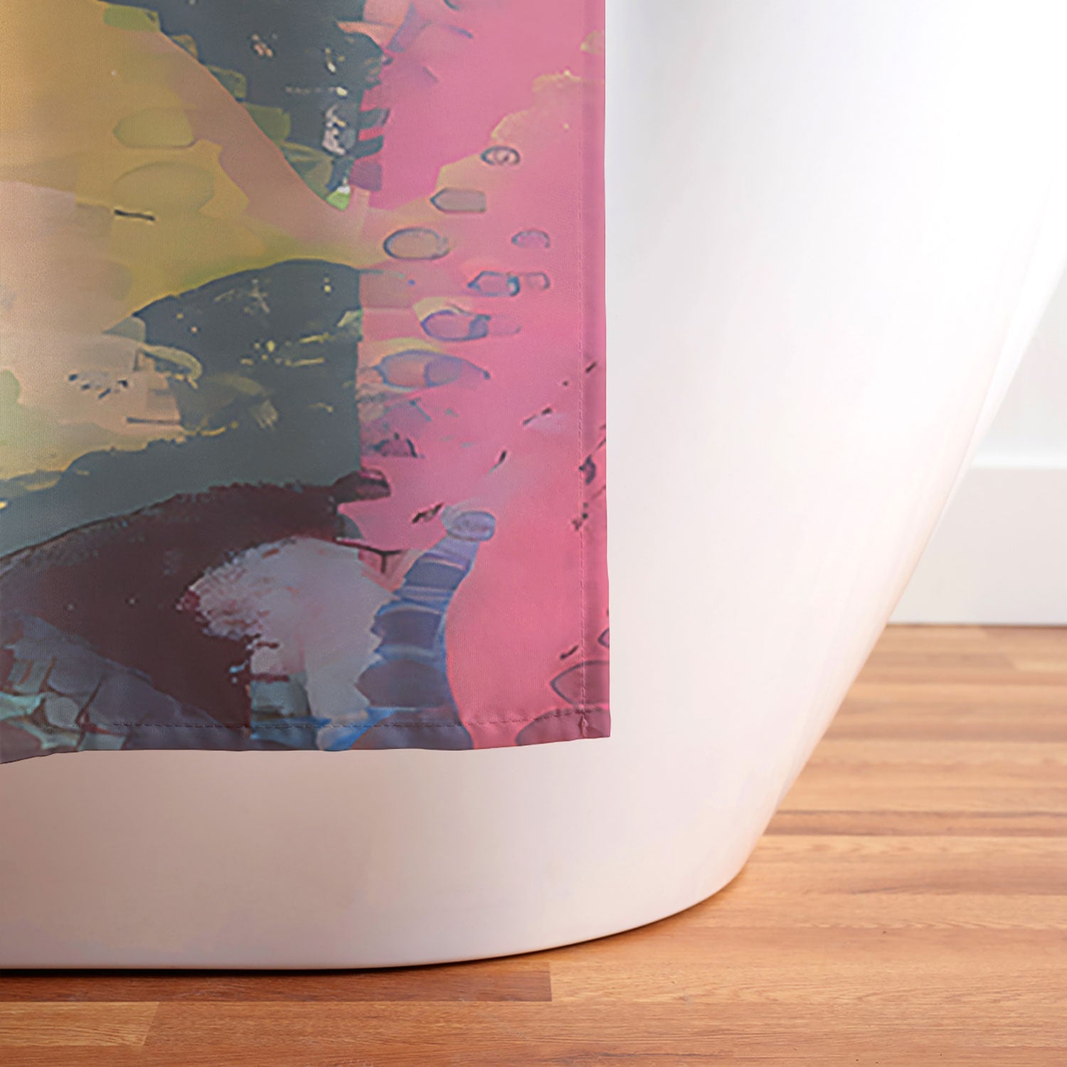 83 Oranges Wild Petals Rhapsody Shower Curtain
