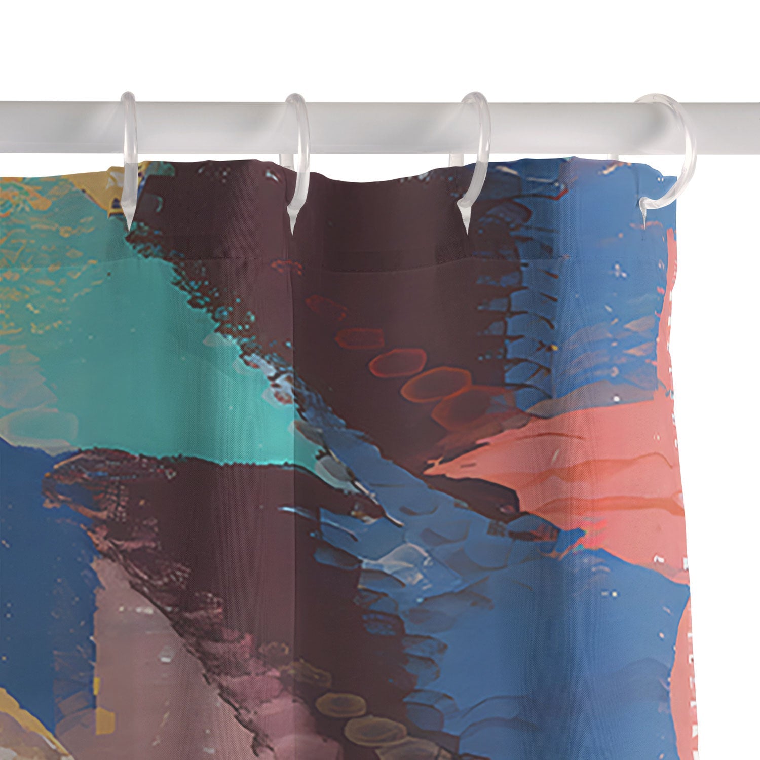 83 Oranges Wild Petals Rhapsody Shower Curtain