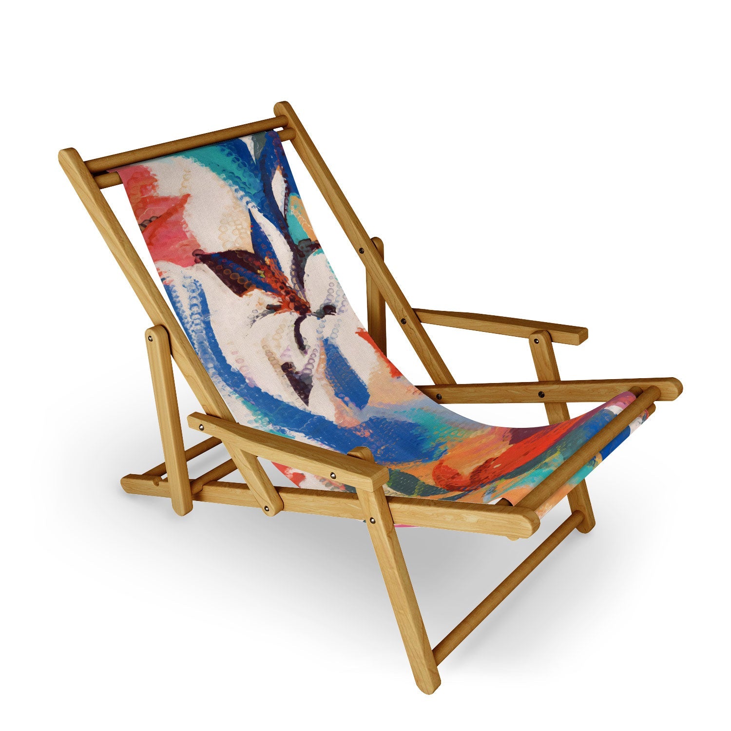 83 Oranges Wild Petals Rhapsody Sling Chair