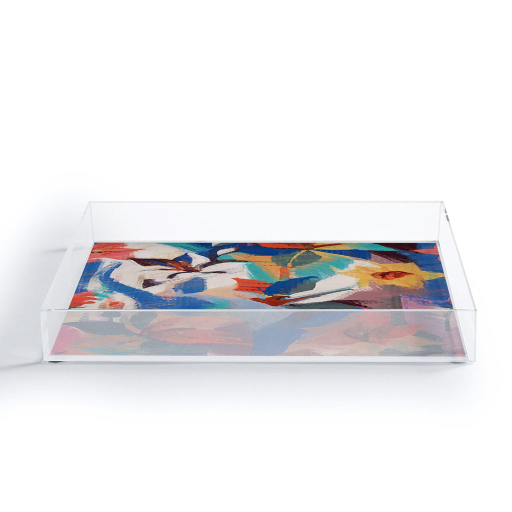 83 Oranges Wild Petals Rhapsody Acrylic Tray