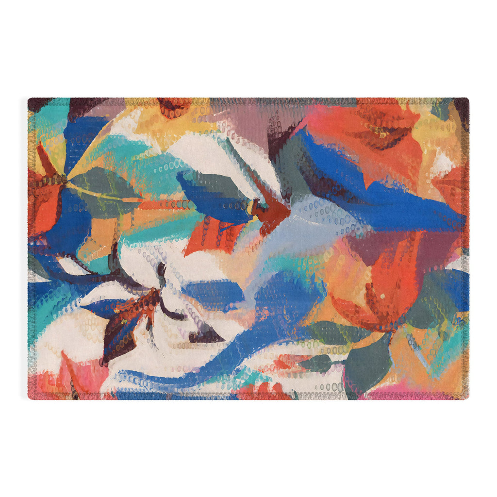 83 Oranges Wild Petals Rhapsody Outdoor Rug