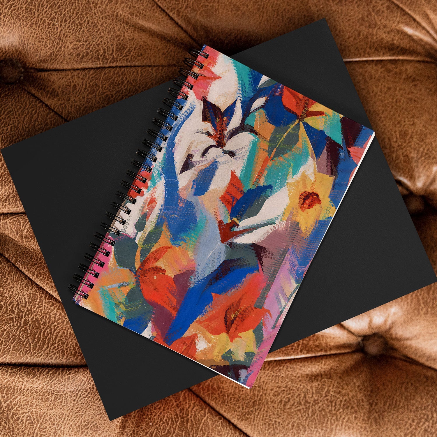 83 Oranges Wild Petals Rhapsody Spiral Notebook