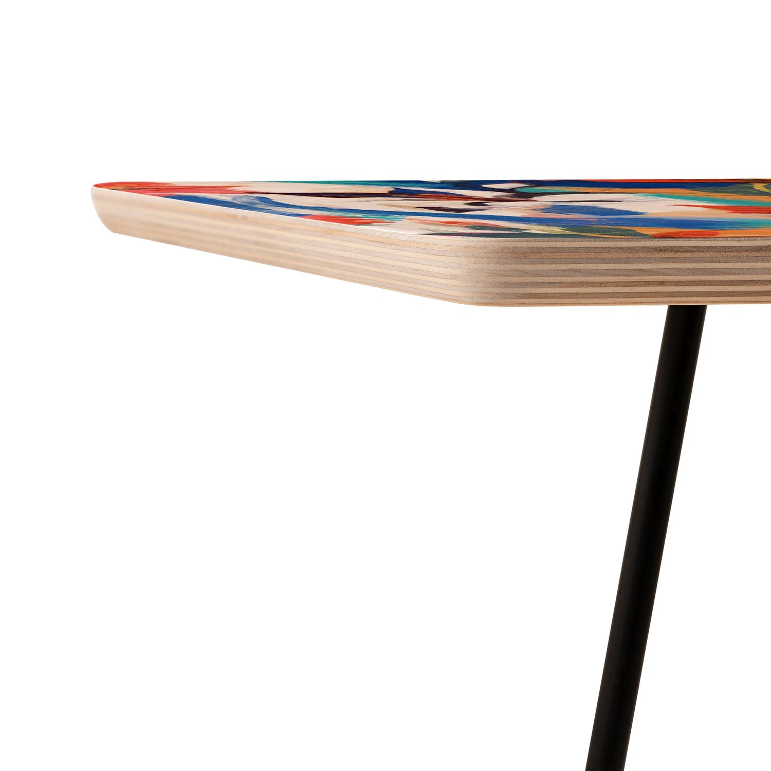 83 Oranges Wild Petals Rhapsody Side Table