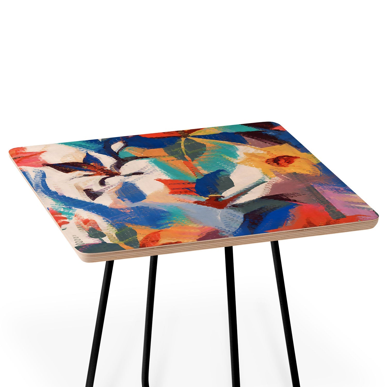 83 Oranges Wild Petals Rhapsody Side Table