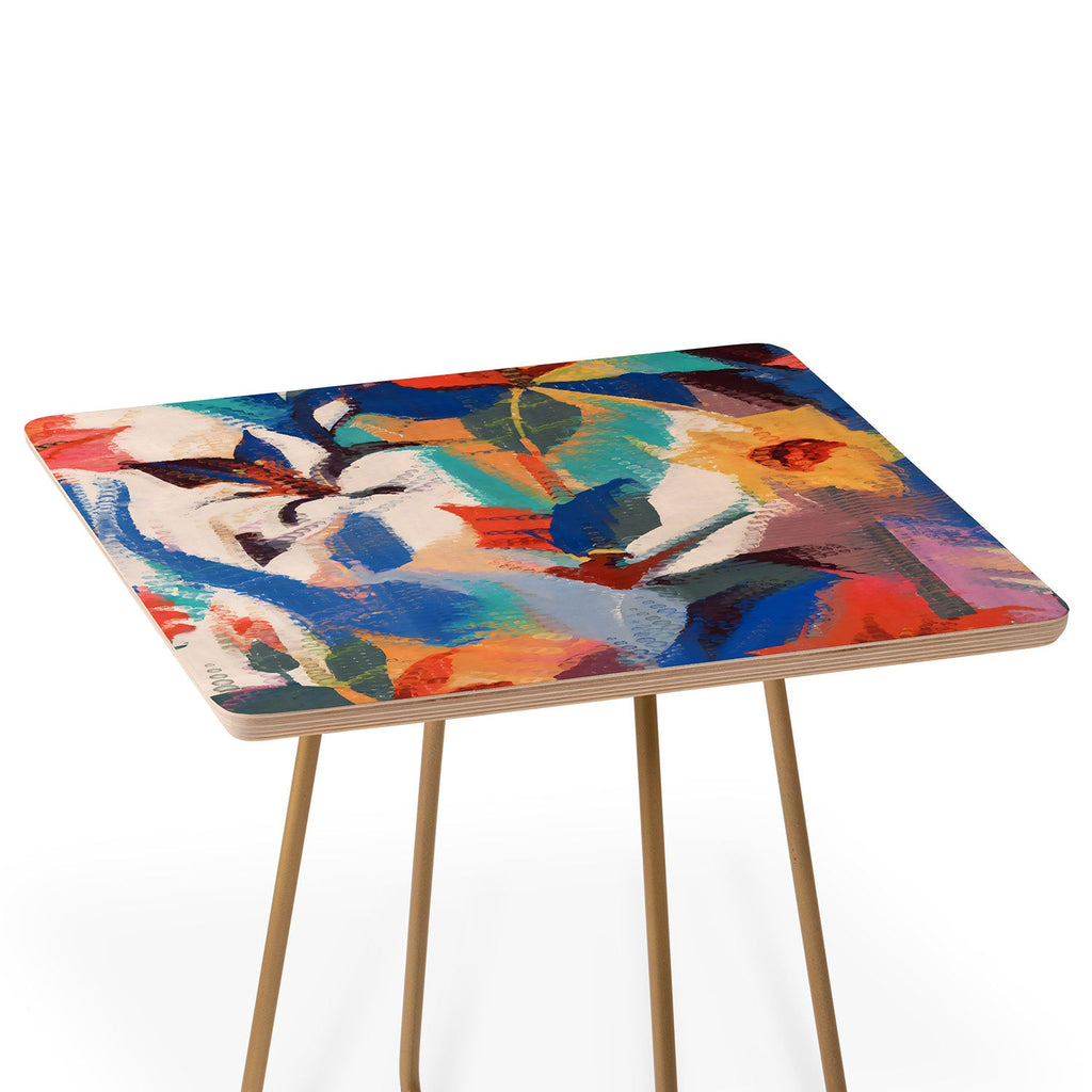 83 Oranges Wild Petals Rhapsody Side Table