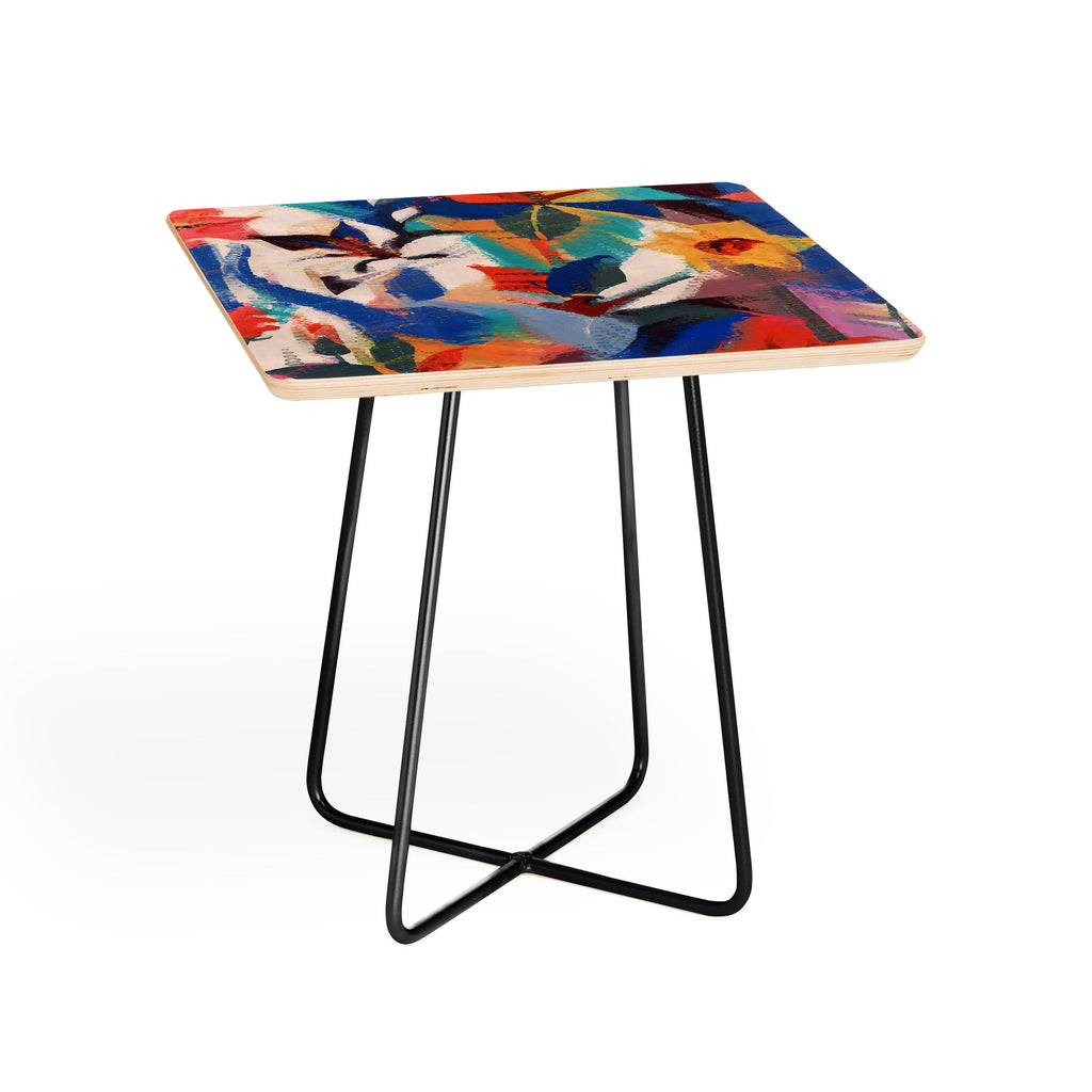 83 Oranges Wild Petals Rhapsody Side Table