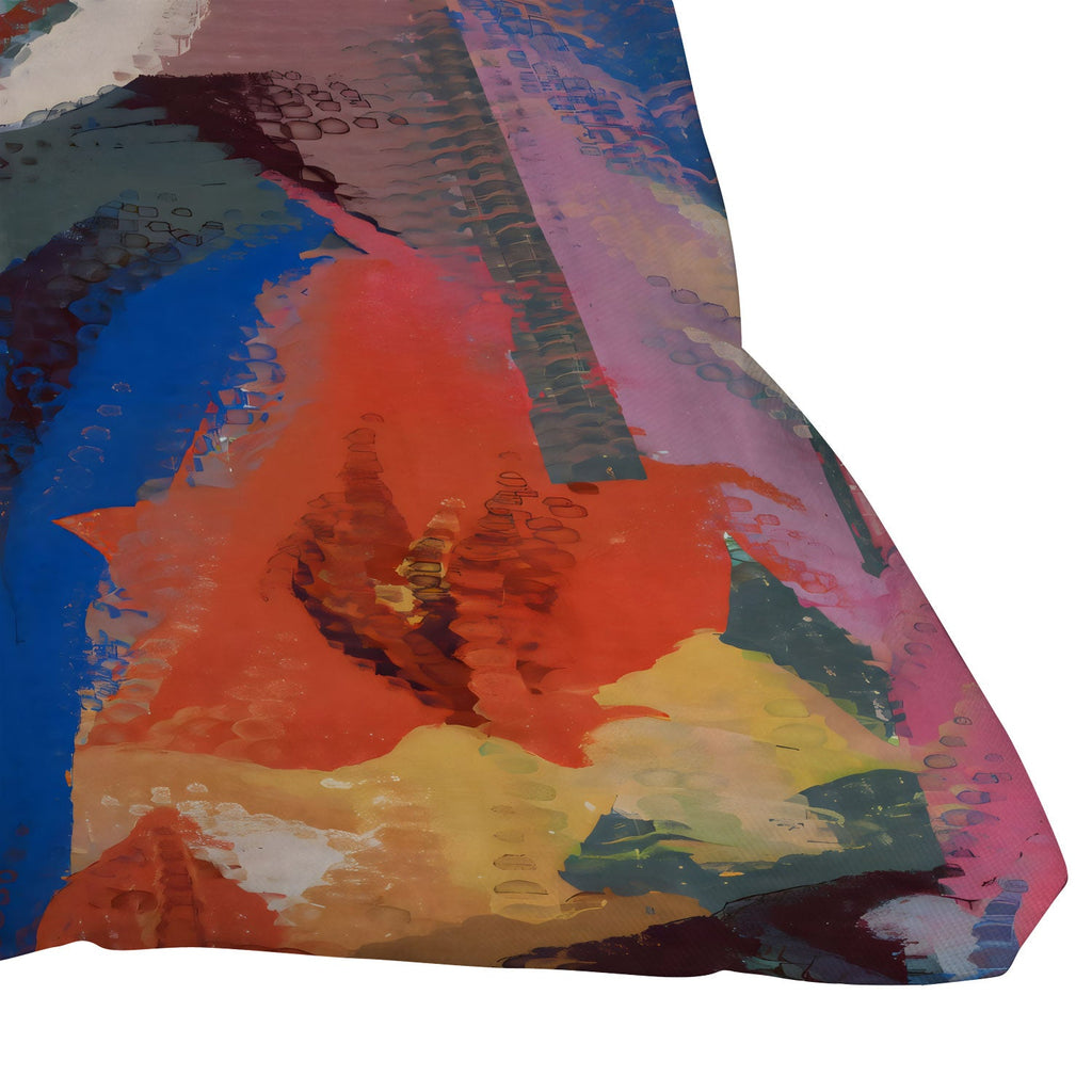 83 Oranges Wild Petals Rhapsody Outdoor Throw Pillow