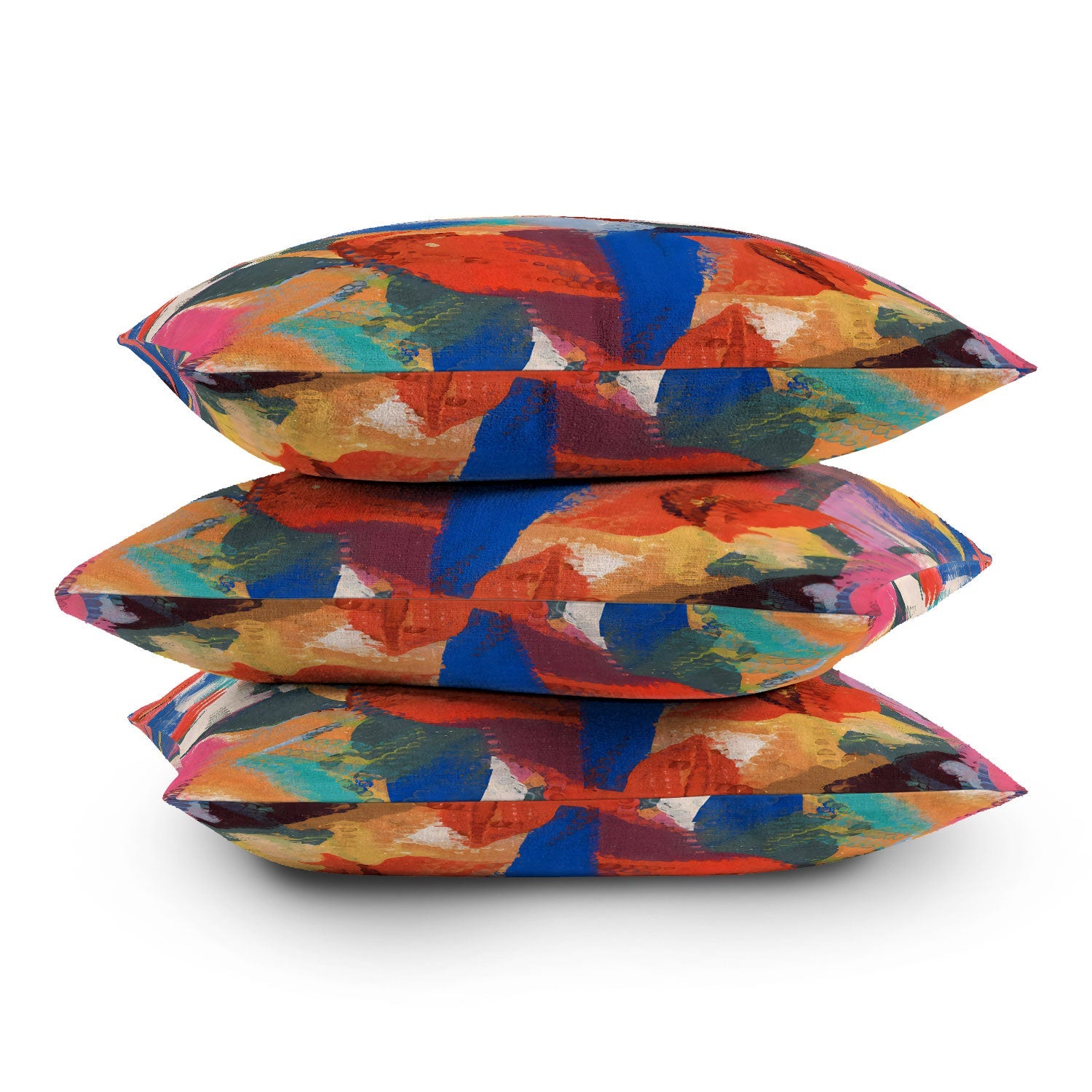 83 Oranges Wild Petals Rhapsody Outdoor Throw Pillow