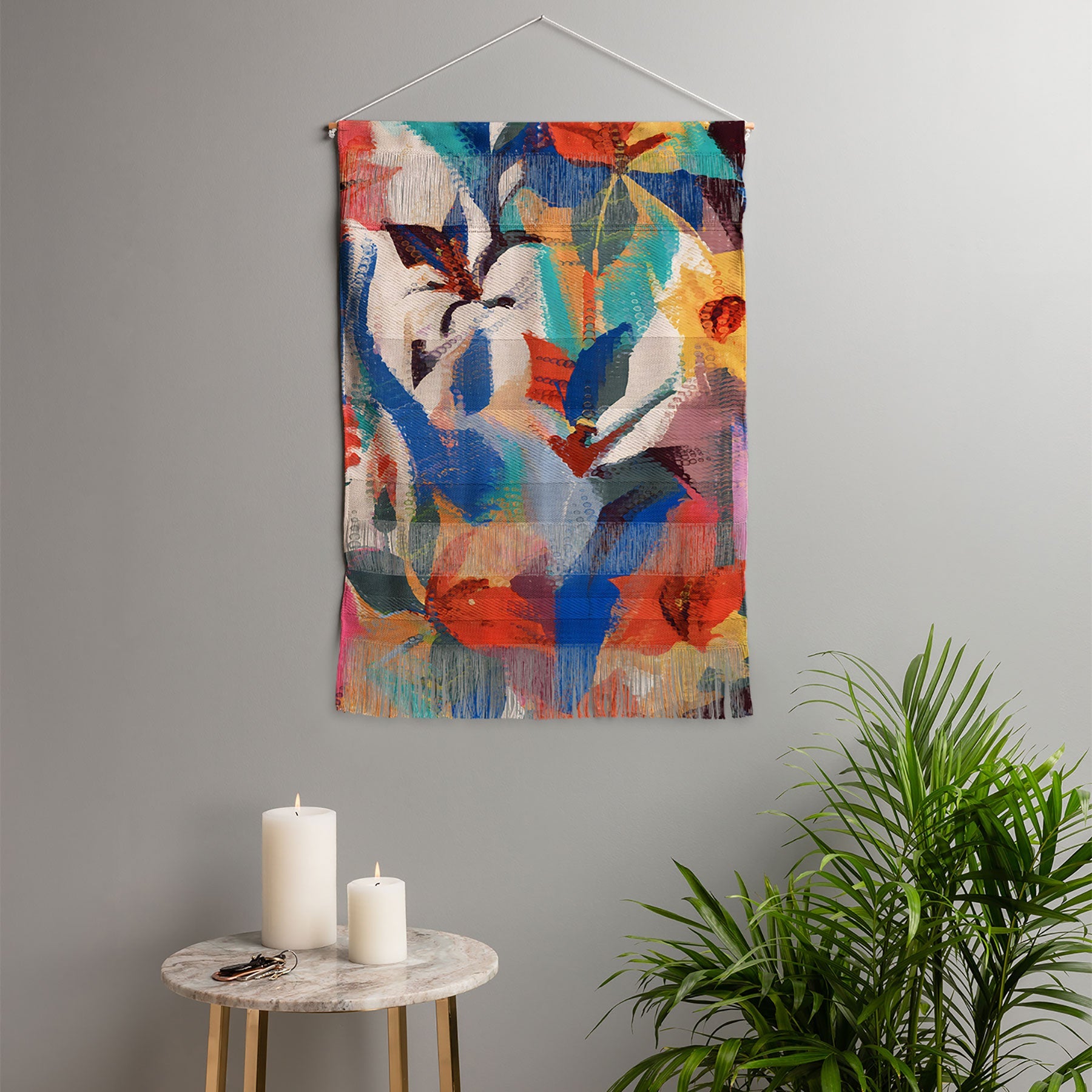 83 Oranges Wild Petals Rhapsody Wall Hanging Portrait