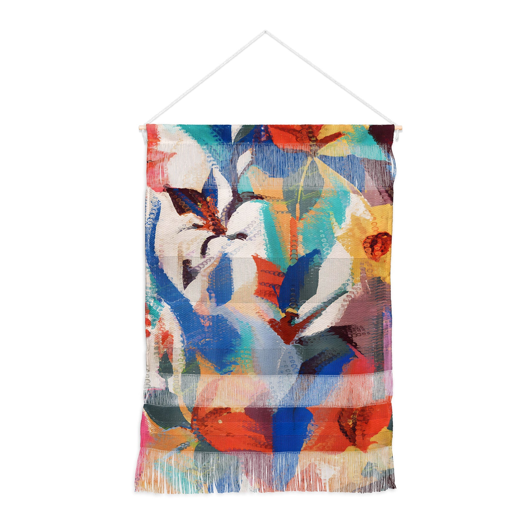 83 Oranges Wild Petals Rhapsody Wall Hanging Portrait