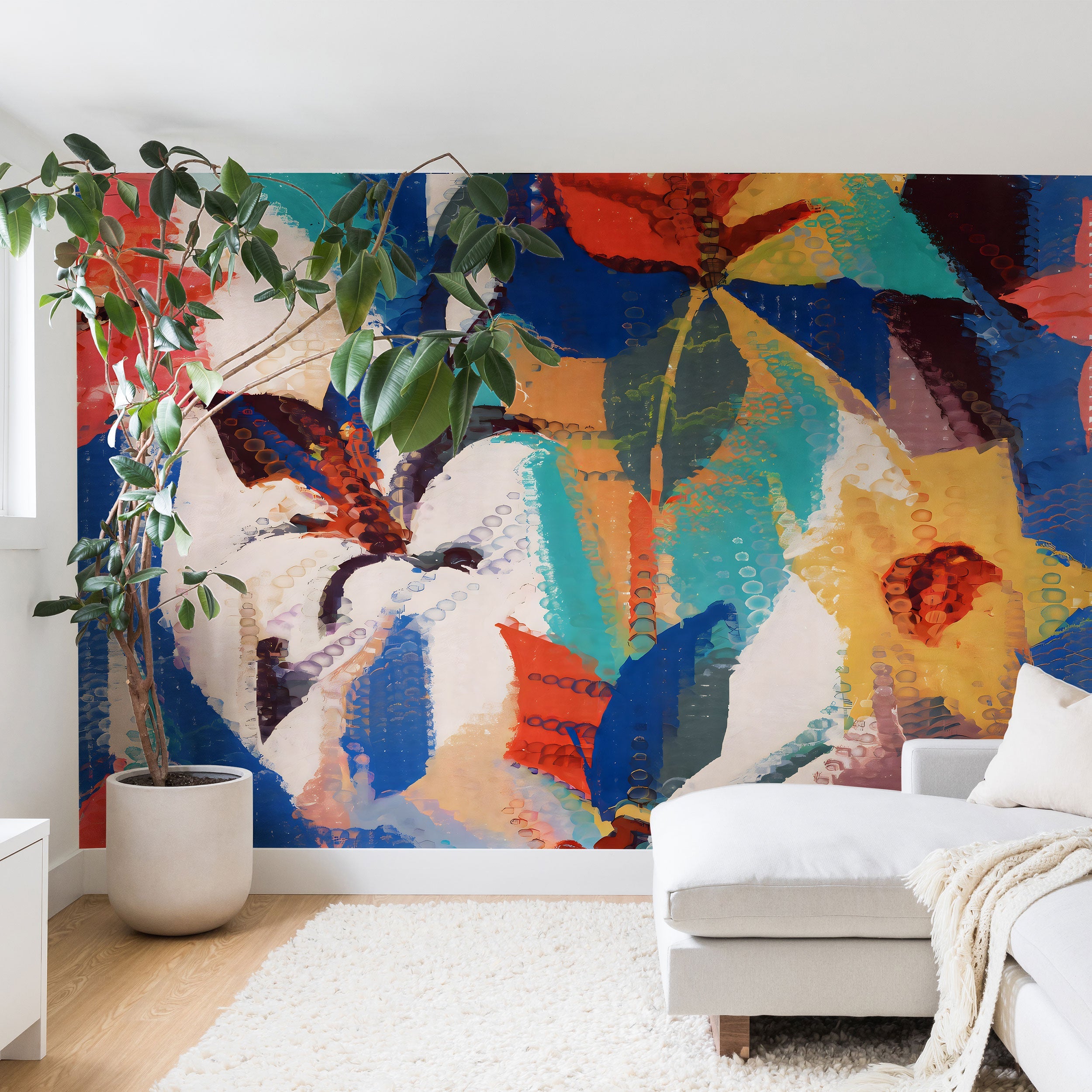 83 Oranges Wild Petals Rhapsody Wall Mural