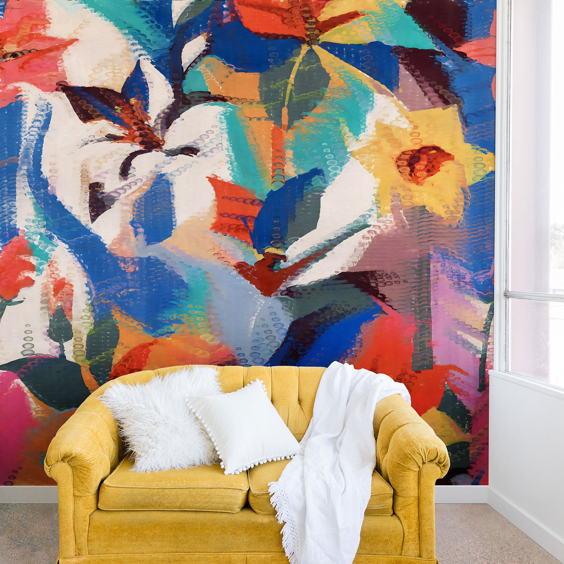 83 Oranges Wild Petals Rhapsody Wall Mural