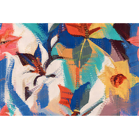 83 Oranges Wild Petals Rhapsody Wall Mural