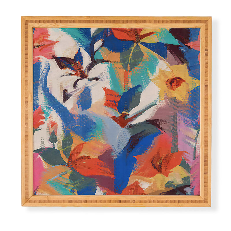 83 Oranges Wild Petals Rhapsody Framed Wall Art