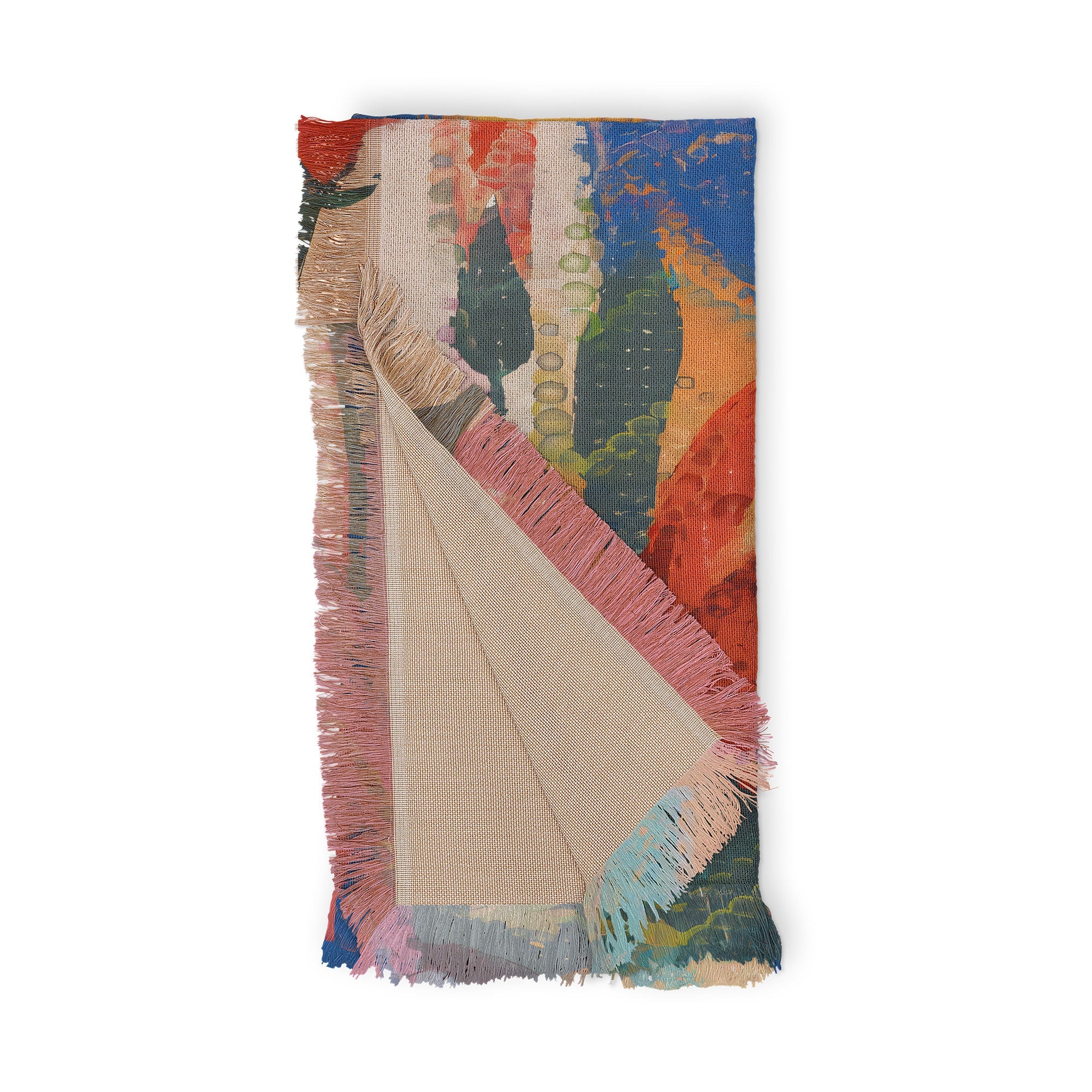 83 Oranges Wild Petals Rhapsody Throw Blanket