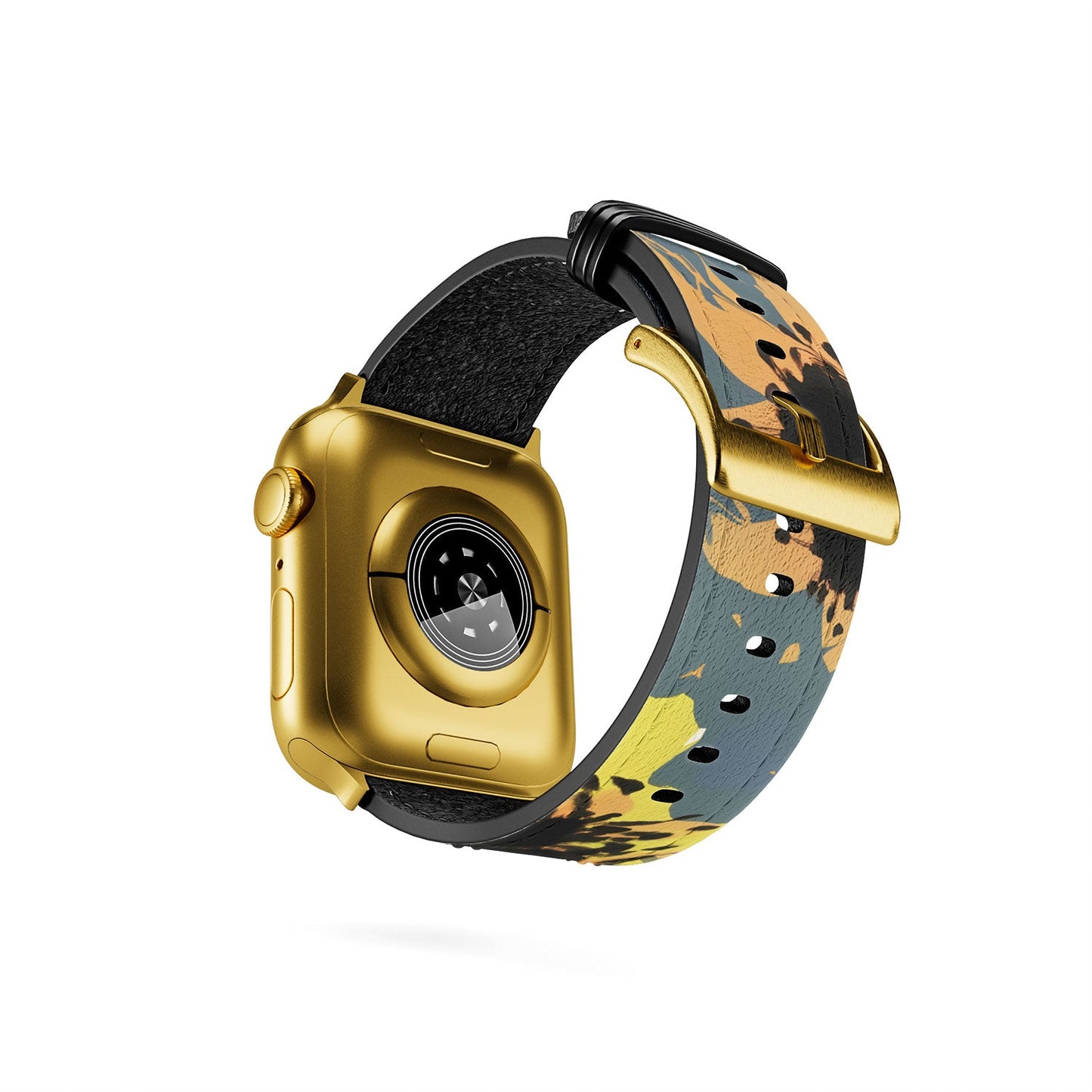 83 Oranges Yellow Ochre Florals Apple Watch Band