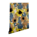 83 Oranges Yellow Ochre Florals Wallpaper