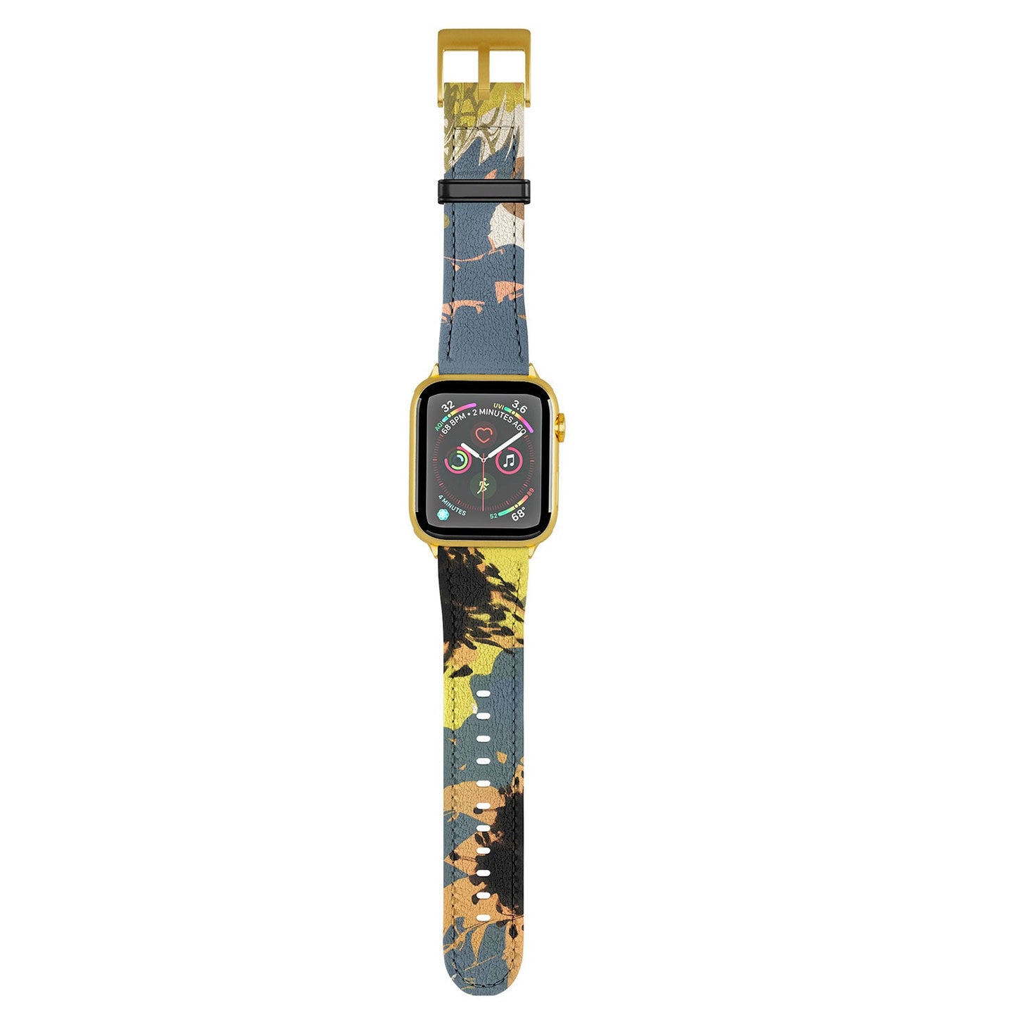 83 Oranges Yellow Ochre Florals Apple Watch Band
