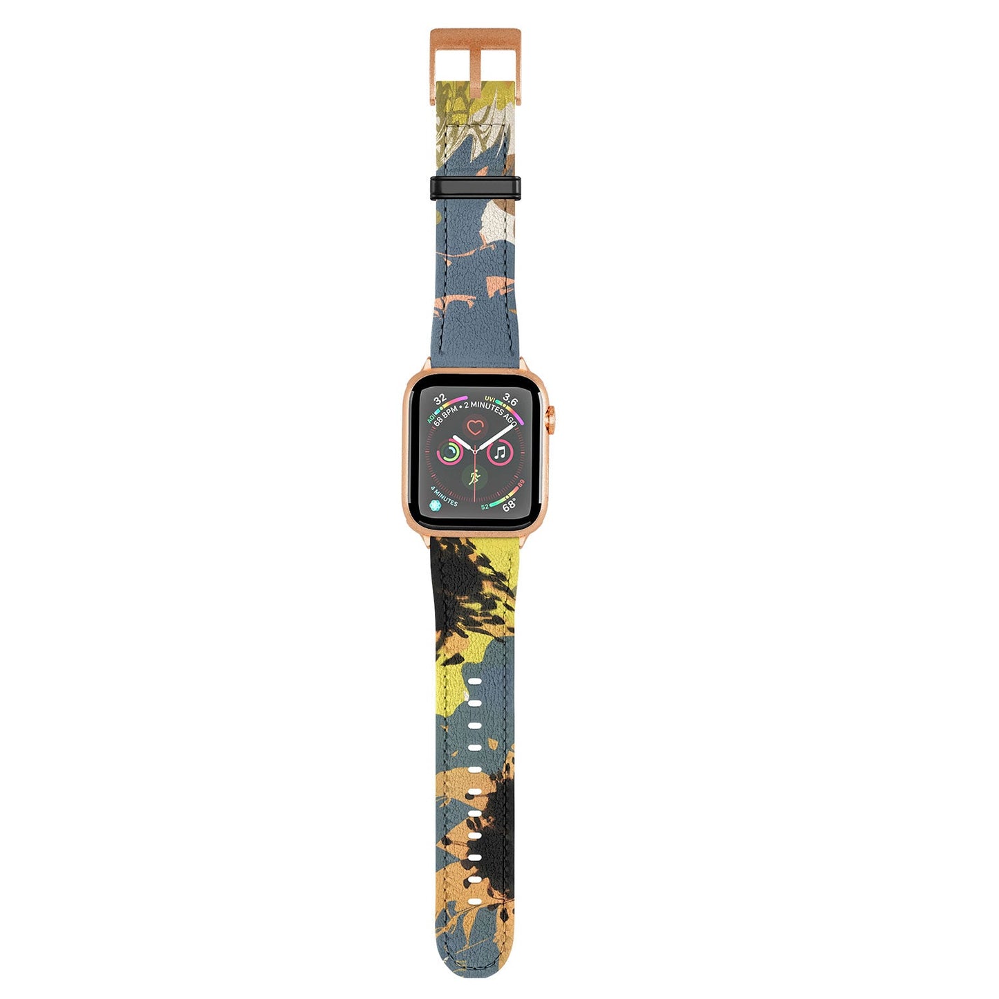 83 Oranges Yellow Ochre Florals Apple Watch Band