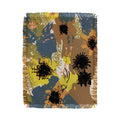 83 Oranges Yellow Ochre Florals Throw Blanket