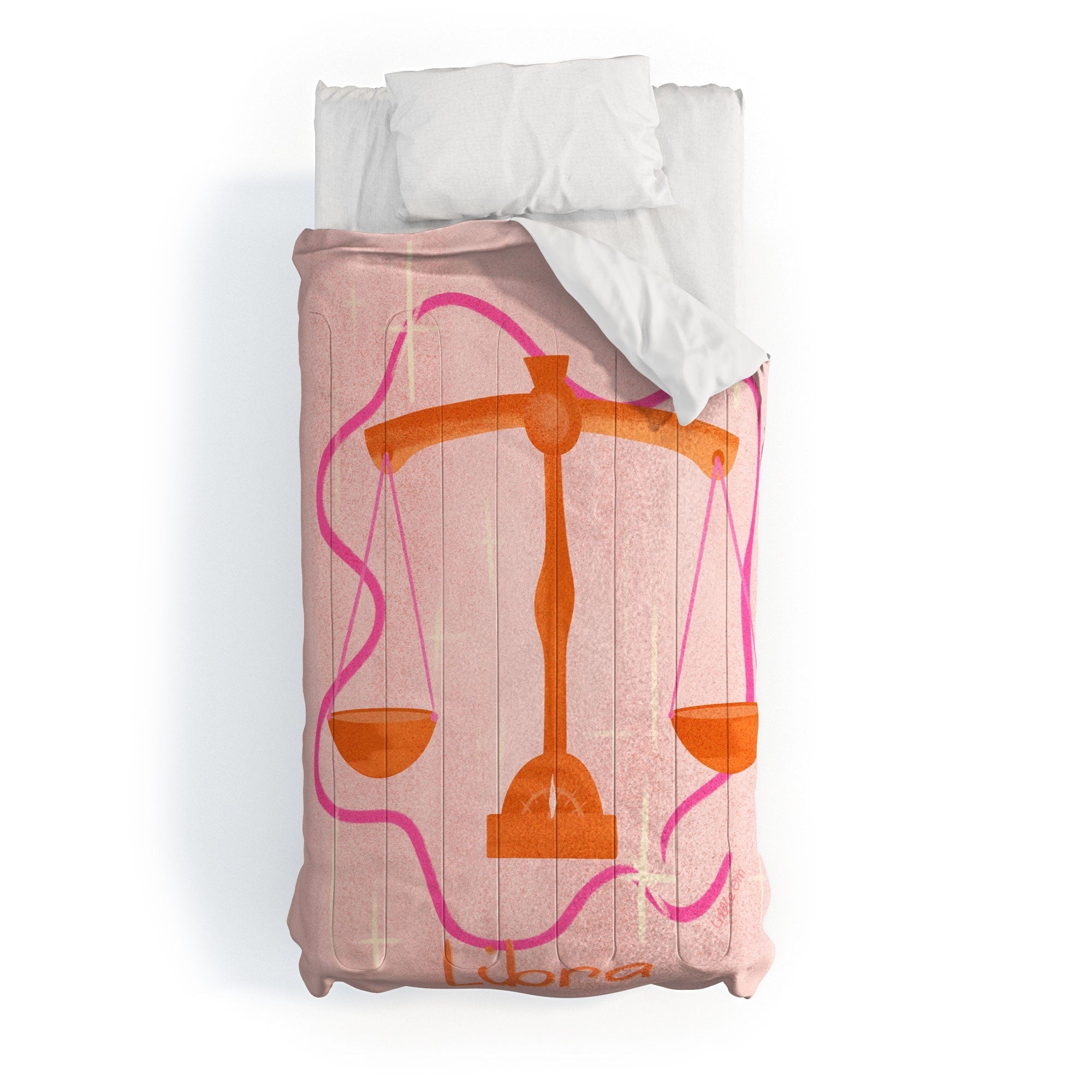 Little Om Zodiac Signs Libra Comforter