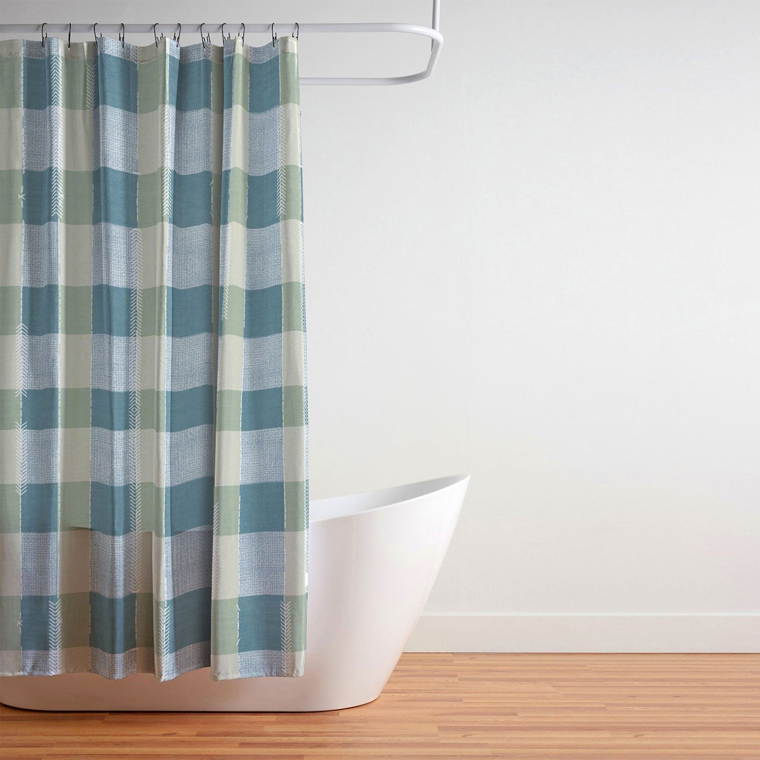 Marta Barragan Camarasa Country Style Checks Shower Curtain