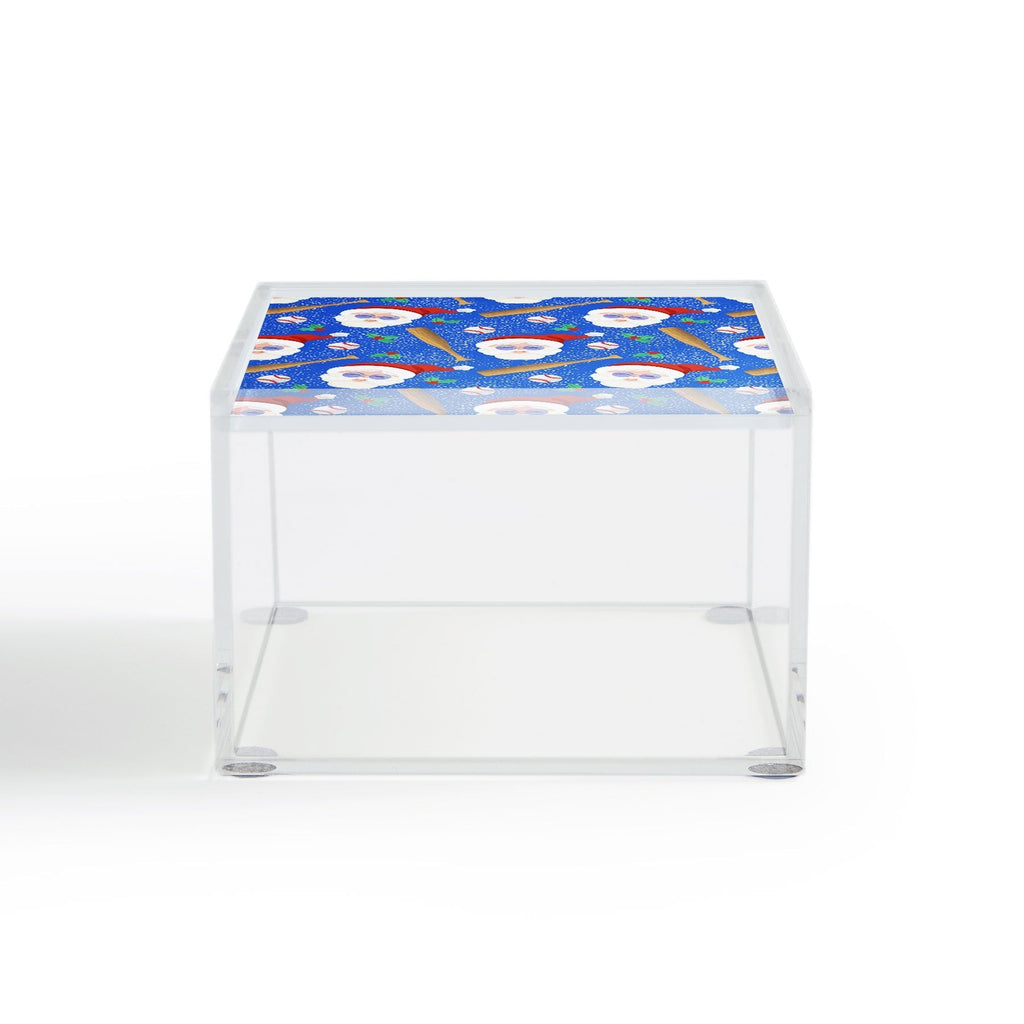 Design by Spark Sporty Baseball Santa Acrylic Box