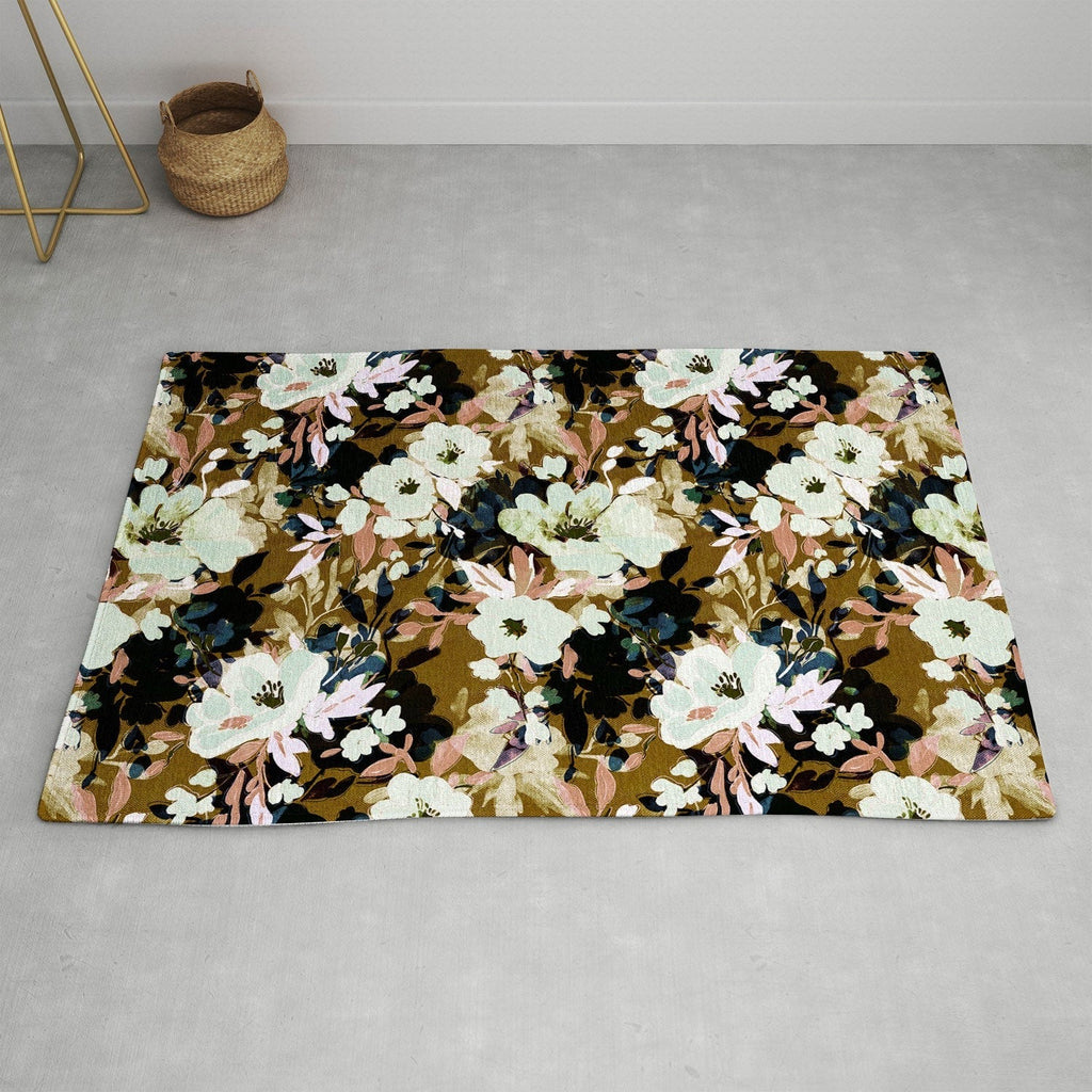 Marta Barragan Camarasa Romantic Floral Fusion Area Rug