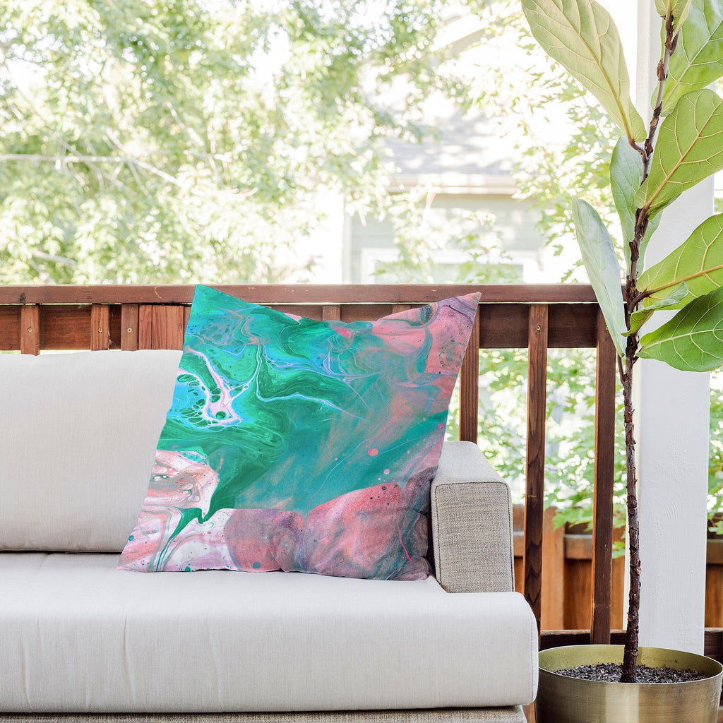 83 Oranges Another Worldly Outdoor Throw Pillow