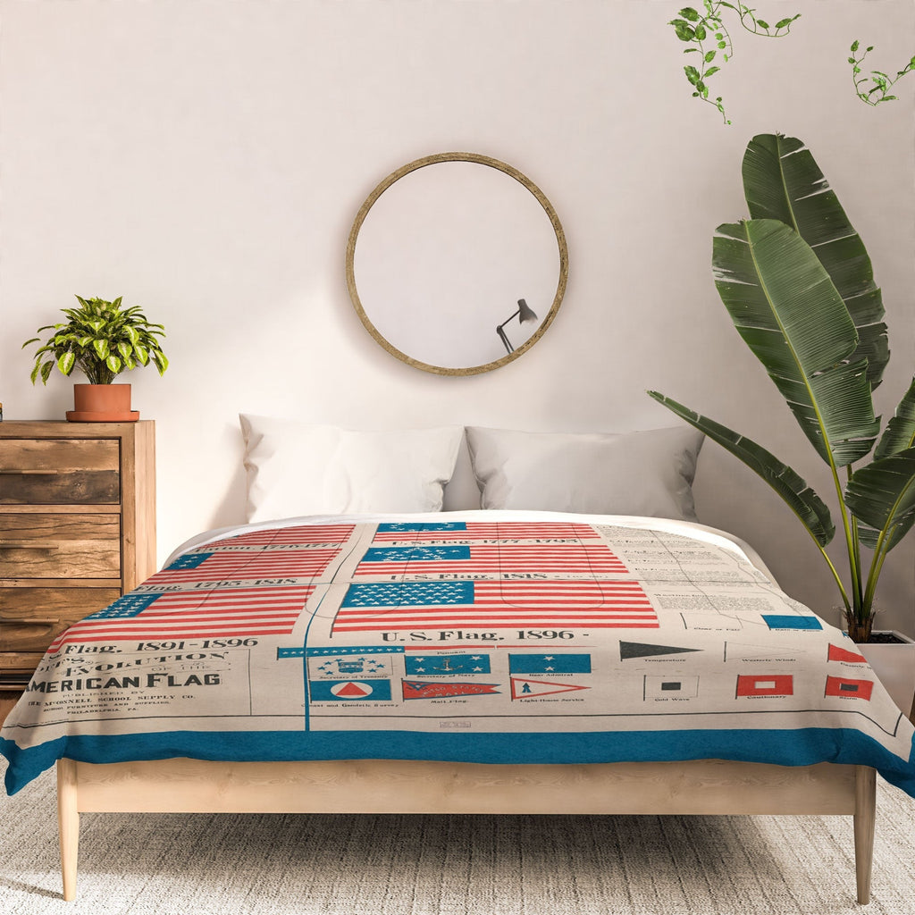 DENY Designs Goff s Evolution of the American Flag Comforter