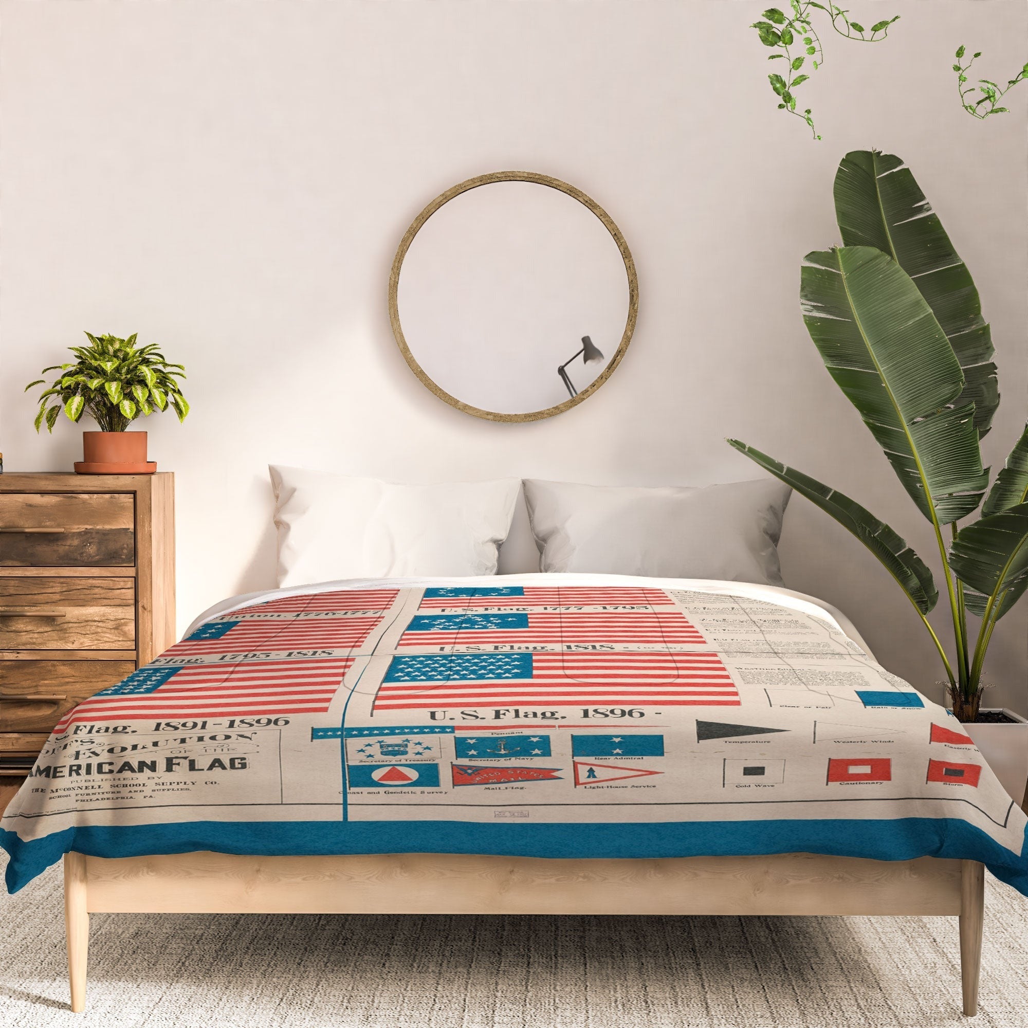 DENY Designs Goff s Evolution of the American Flag Comforter