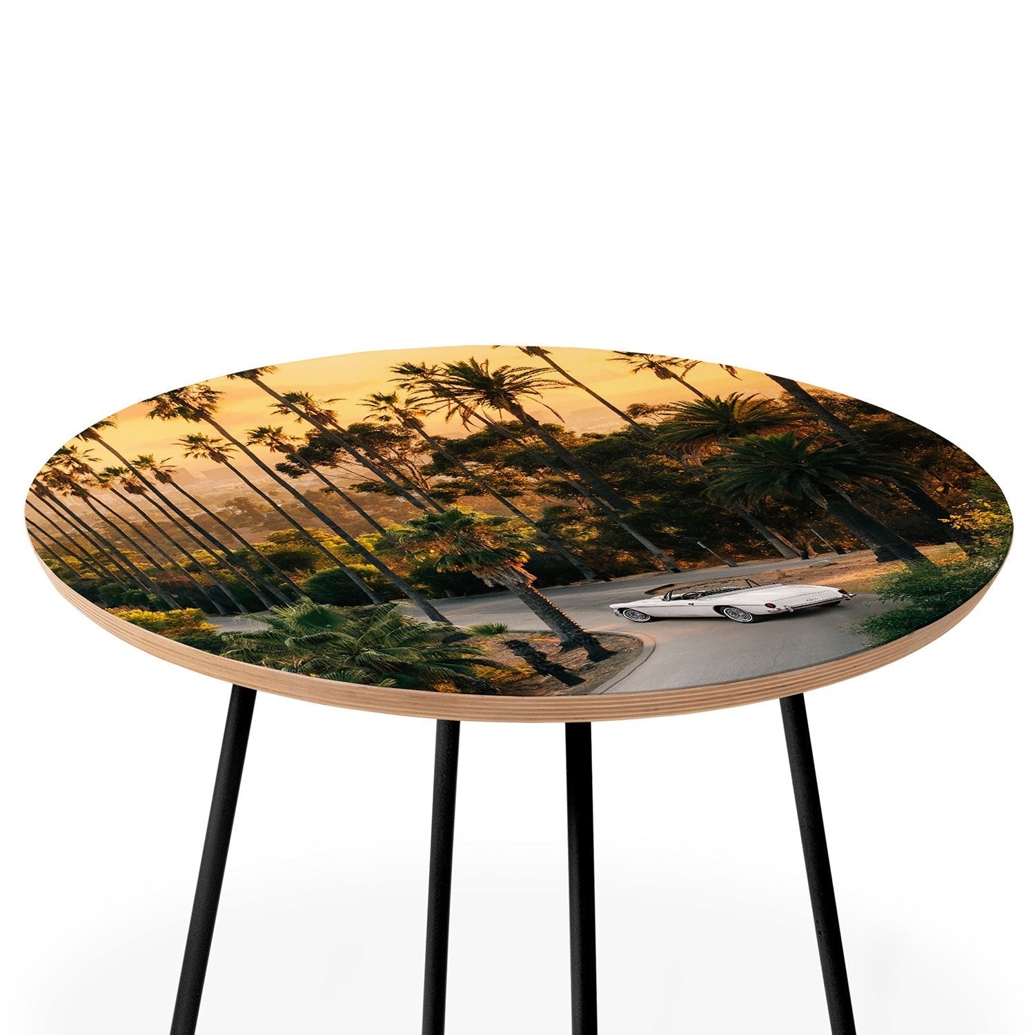 Gal Design Sunset Blvd Round Side Table