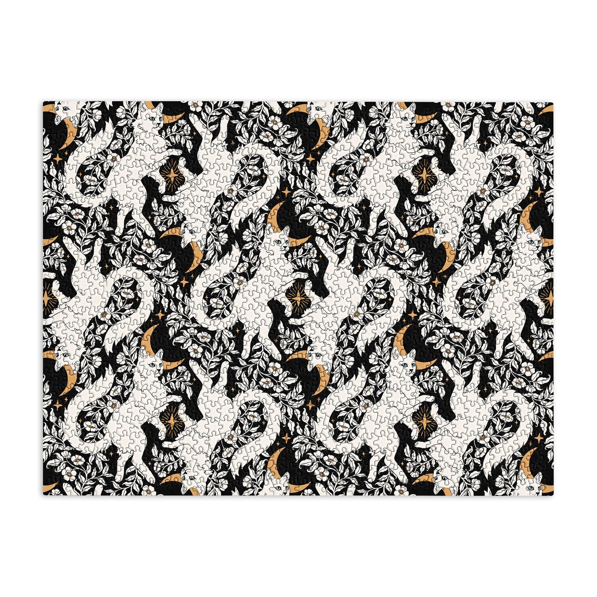 Avenie Celestial Cats Gold Puzzle