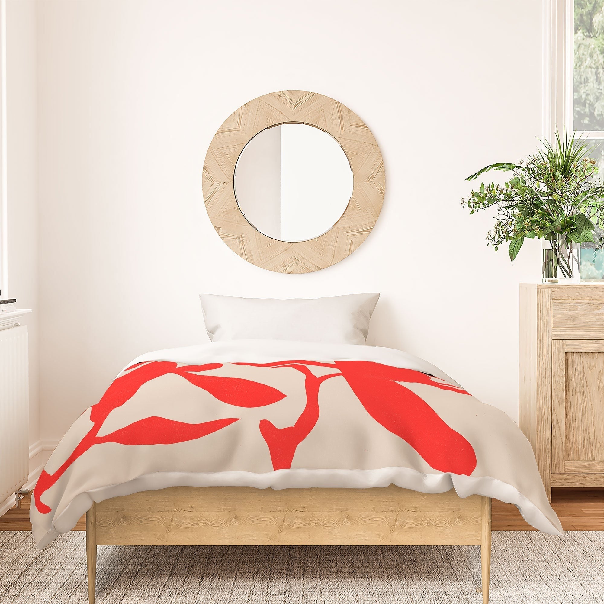 Garima Dhawan magnolia 12 Duvet Cover