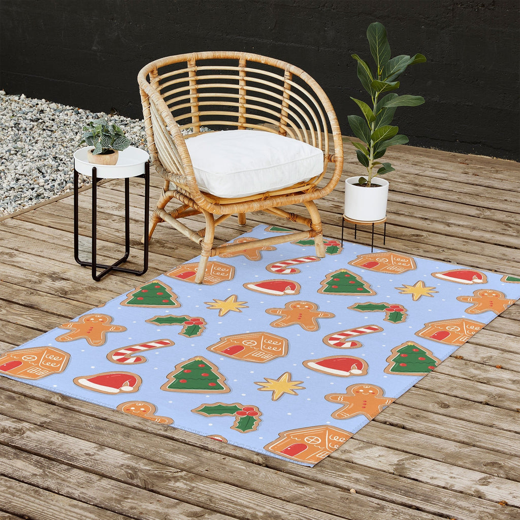 Love_Ryming Christmas Cookies Outdoor Rug
