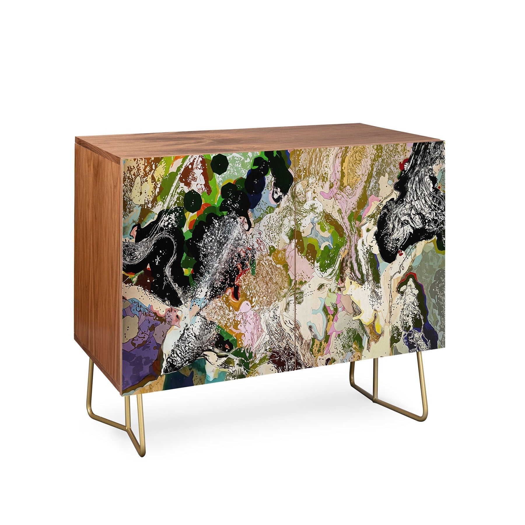 83 Oranges Echoes Beneath the Surface Credenza