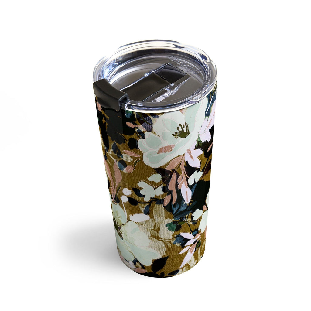 Marta Barragan Camarasa Romantic Floral Fusion Travel Mug