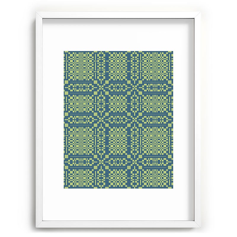 Marta Barragan Camarasa Nostalgic Grid Design Recessed Framing Rectangle