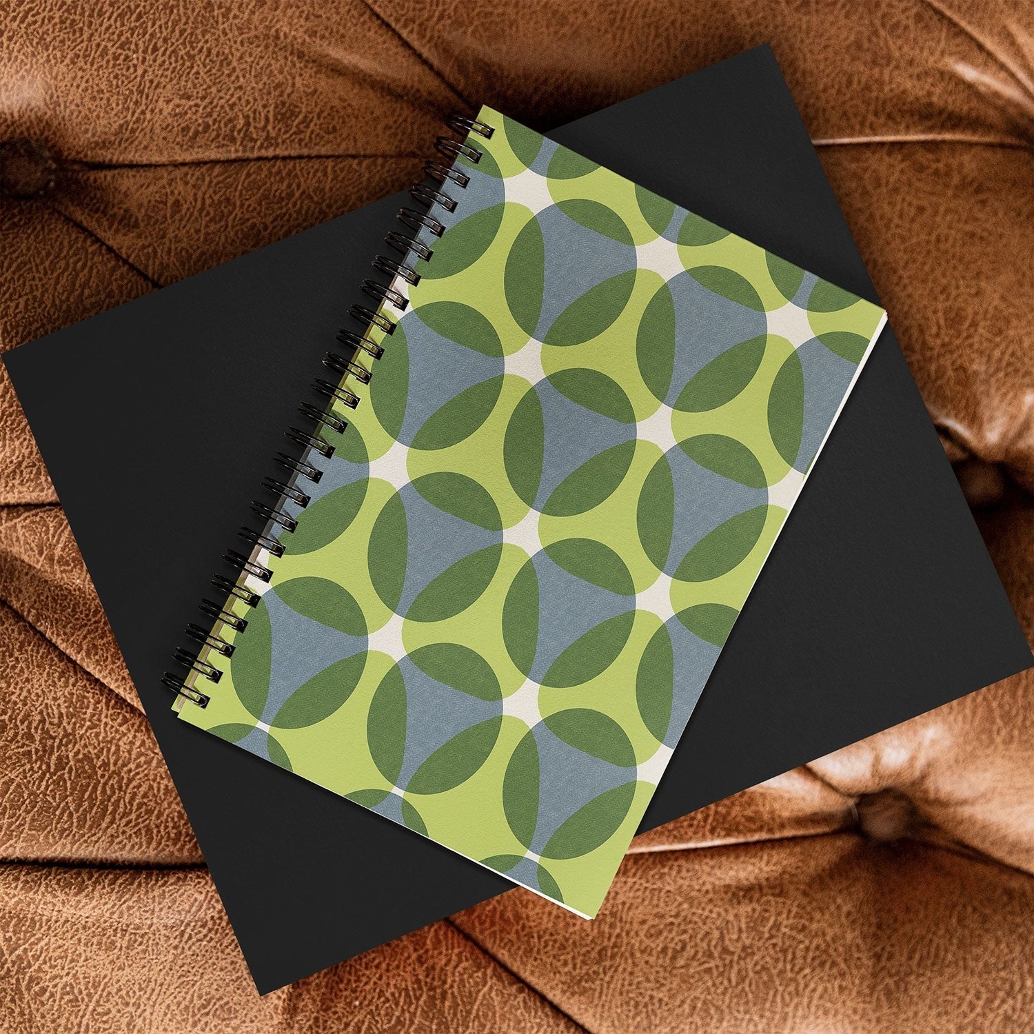 Marta Barragan Camarasa Stylish Retro Circle Spiral Notebook