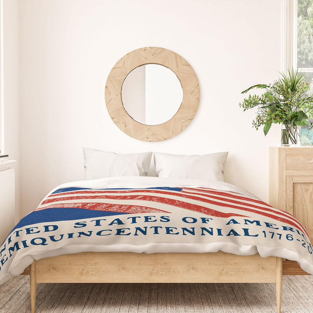 DENY Designs Stars n Stripes Semiquincentennial Duvet Cover
