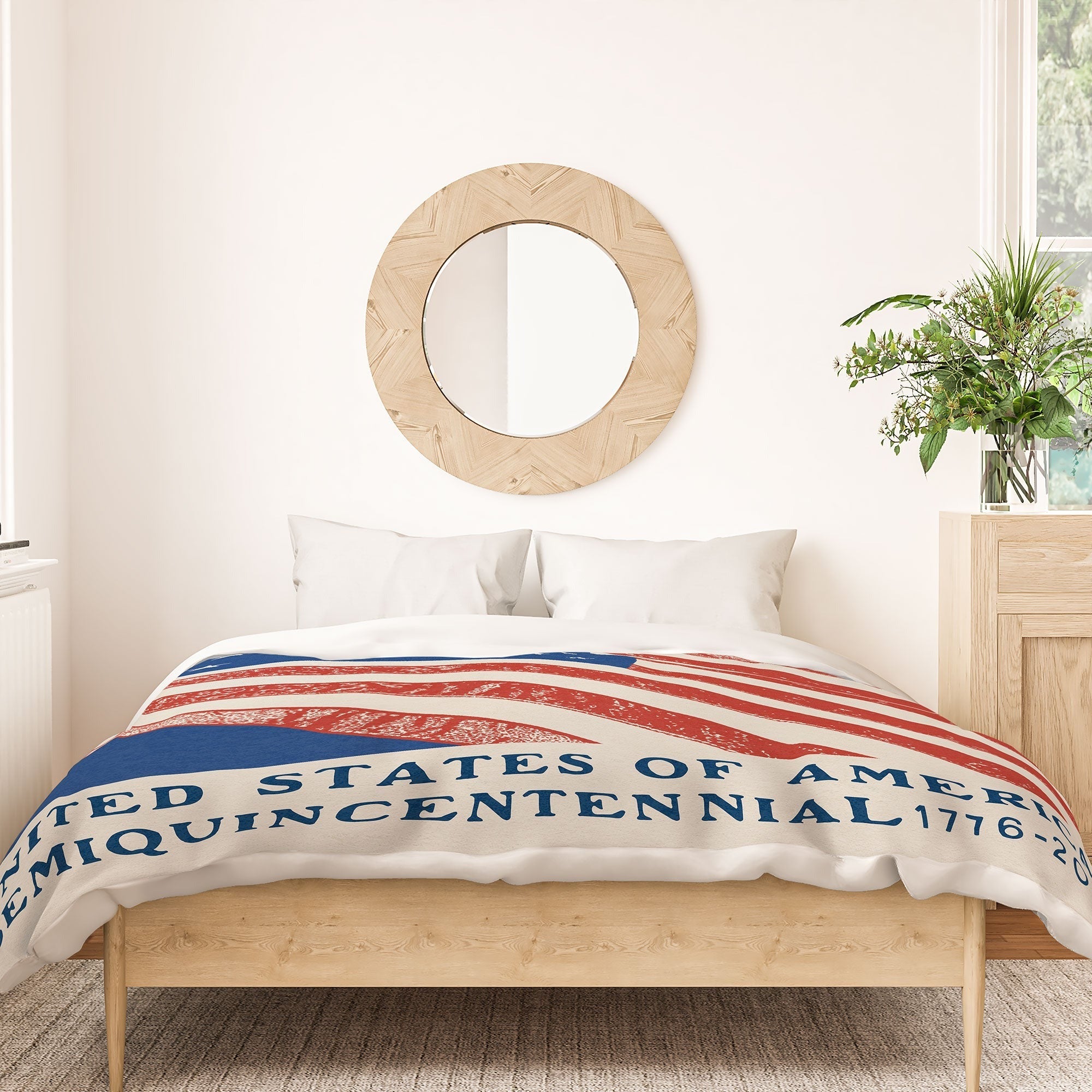 DENY Designs Stars n Stripes Semiquincentennial Duvet Cover