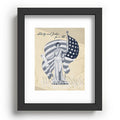 DENY Designs Liberty and Justice Woman Recessed Framing Rectangle