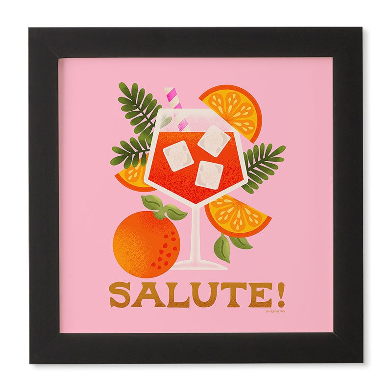 Jessica Molina Orange Spritz Framed Wall Art