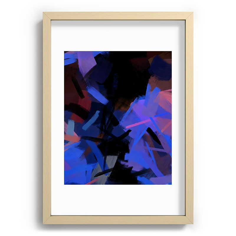 83 Oranges Midnight Sparks Recessed Framing Rectangle